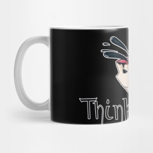 Think Black Graffiti Design Mug